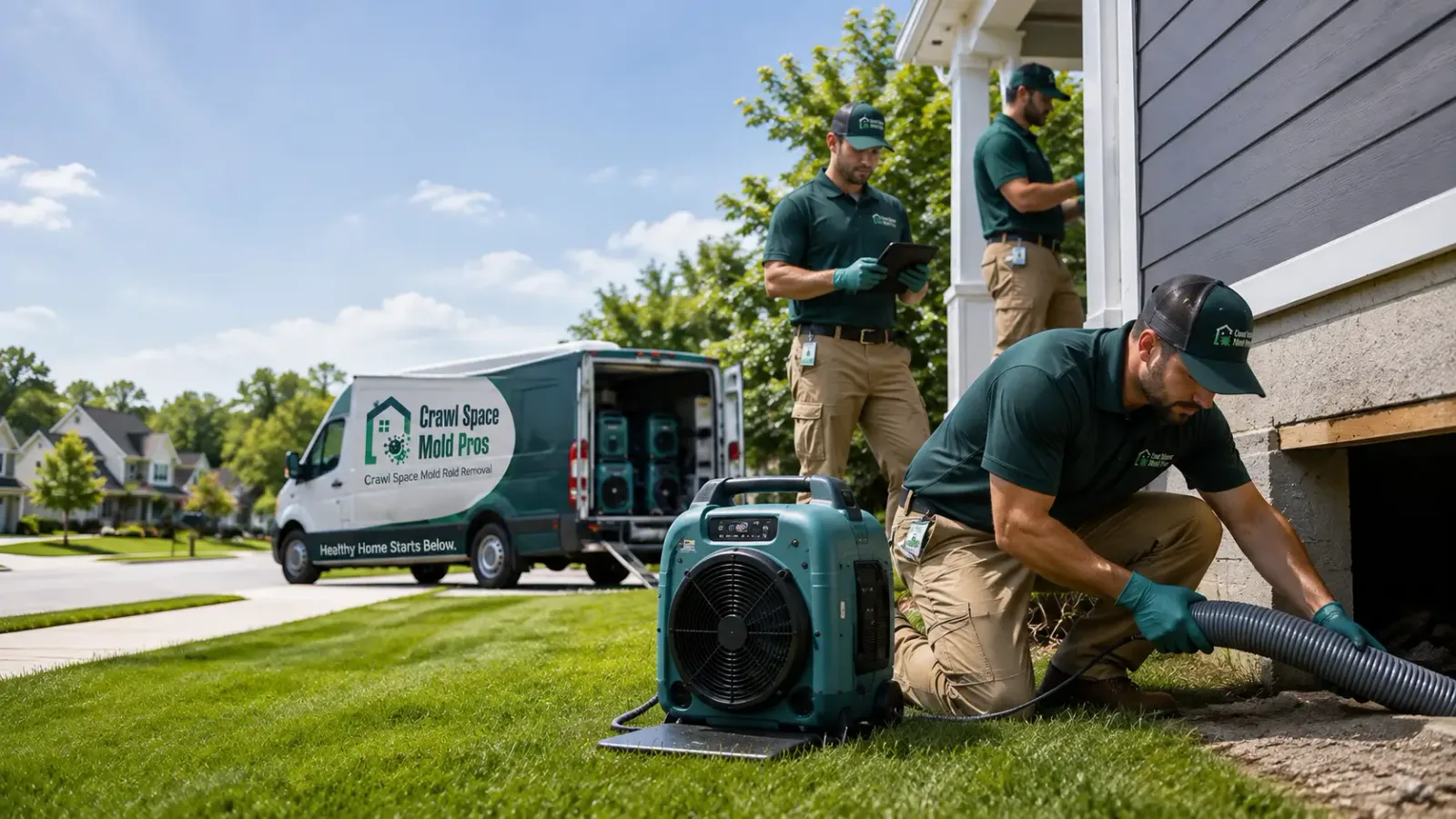 Crawl Space Mold Removal in Wolf, WY